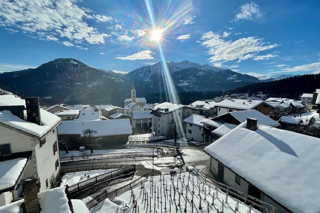 Swiss Chalet Near Flims Trin Bagian luar foto