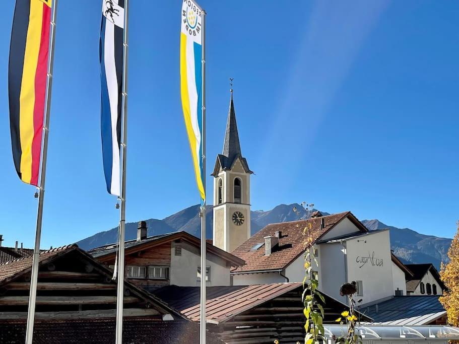 Swiss Chalet Near Flims Trin Bagian luar foto